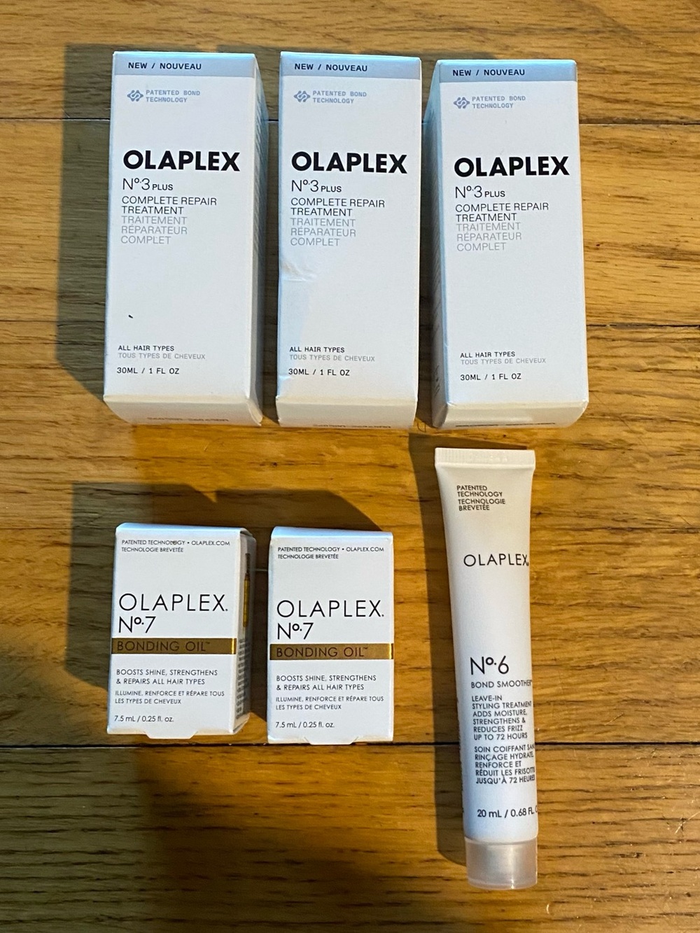 Olaplex 6-Pc Haircare Minis - No. 3, No. 6, No. 7 NEW